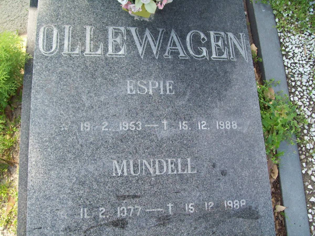OLLEWAGEN Espie 1953-1988 :: OLLEWAGEN Mundell 1977-1988
