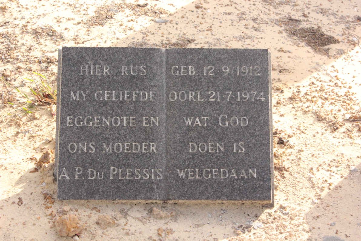 PLESSIS A.P., du 1912-1974