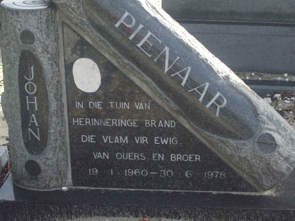 PIENAAR Johan 1960-1978