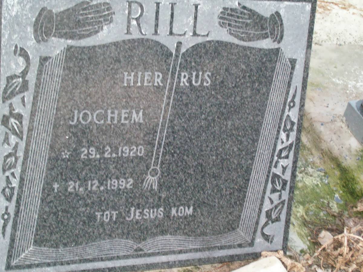 RILL Jochem 1920-1992