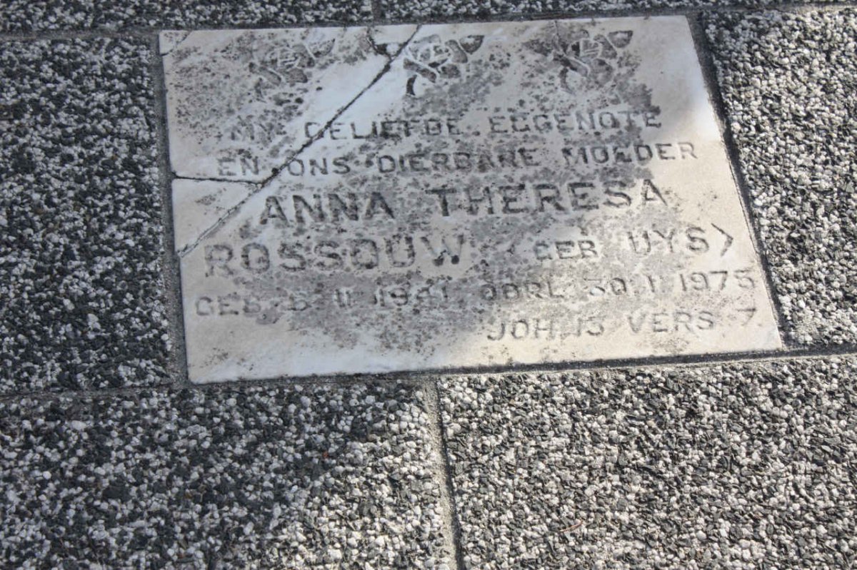 ROSSOUW Anna Theresa nee UYS 1941-1975
