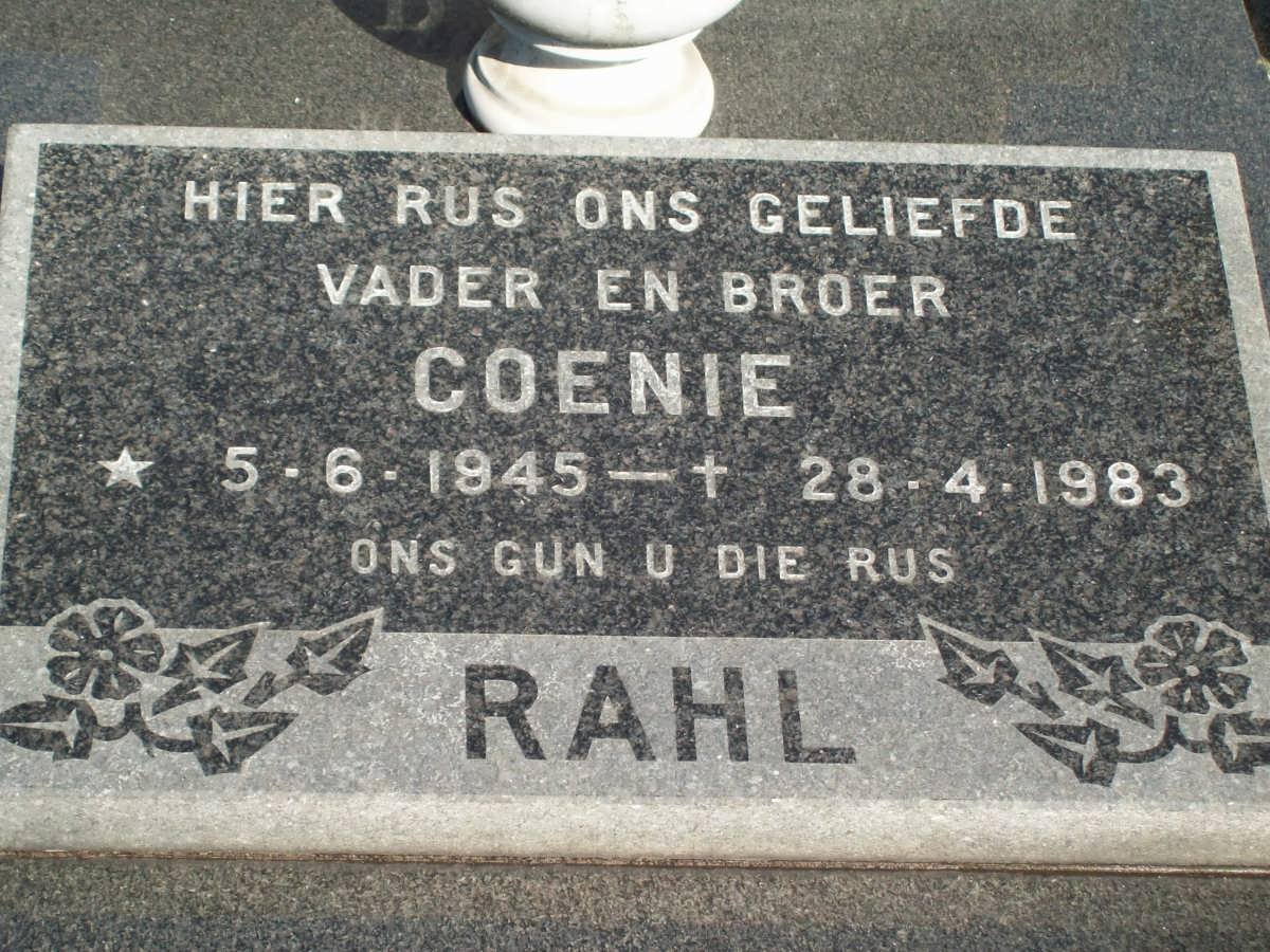 RAHL Coenie 1945-1983
