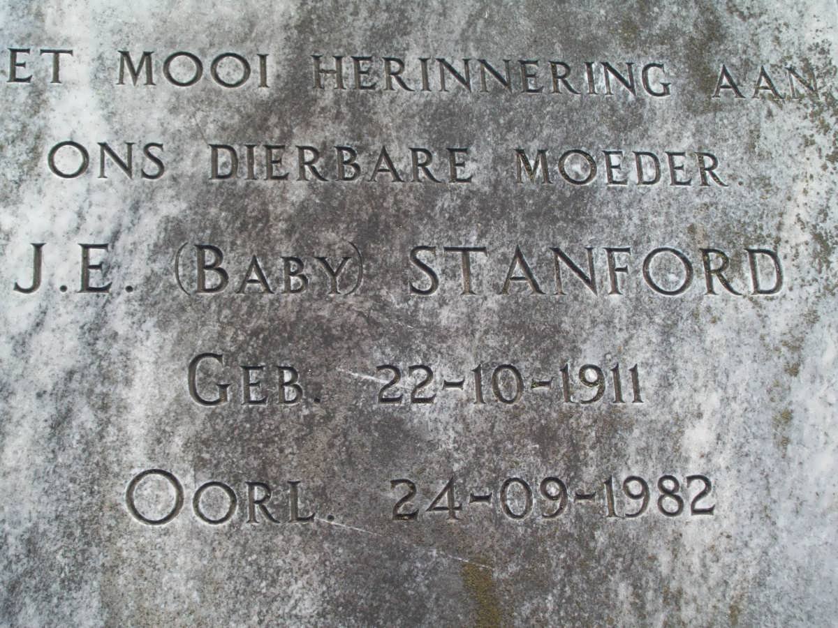 STANFORD J.E. 1911-1982