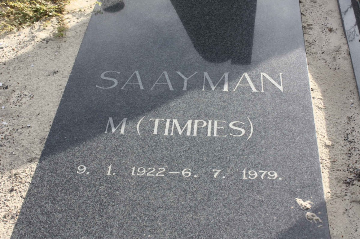 SAAYMAN M. 1922-1979