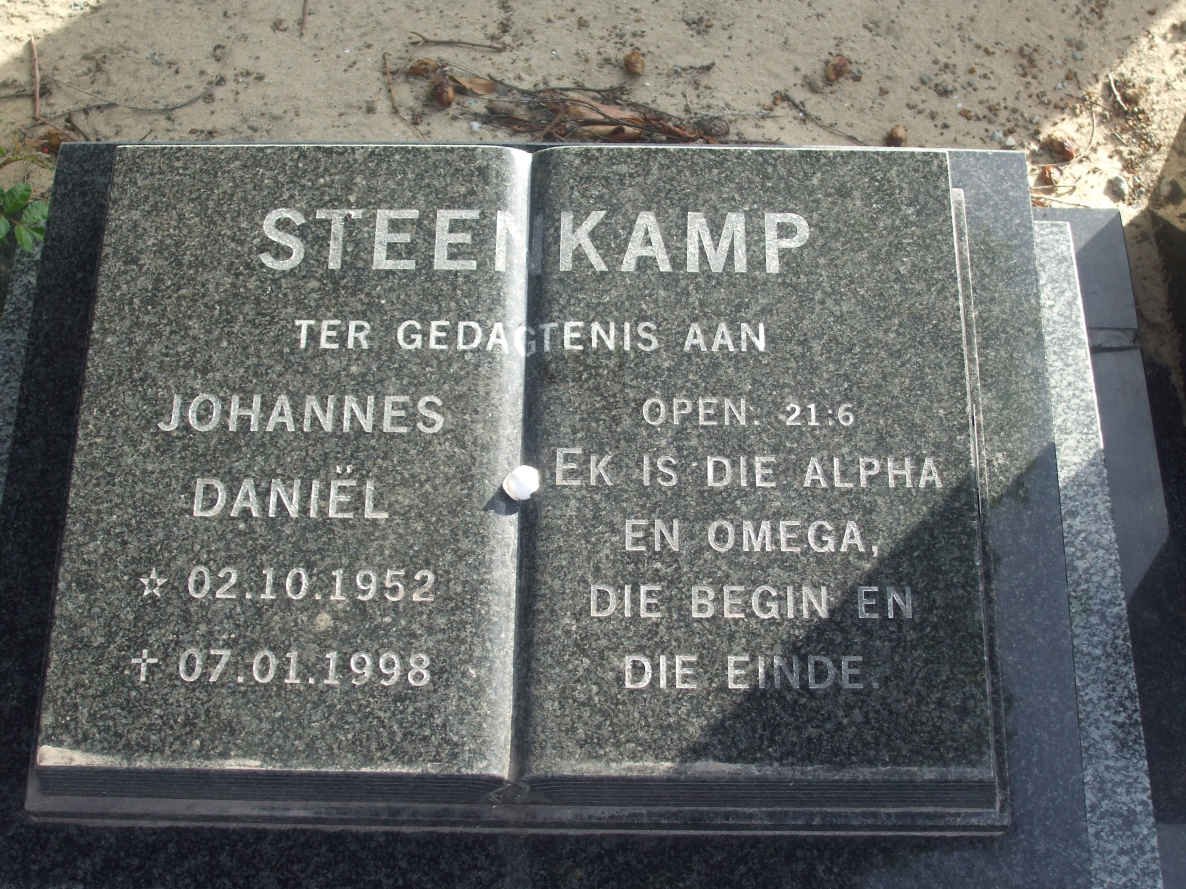 STEENKAMP Johannes Daniel 1952-1979