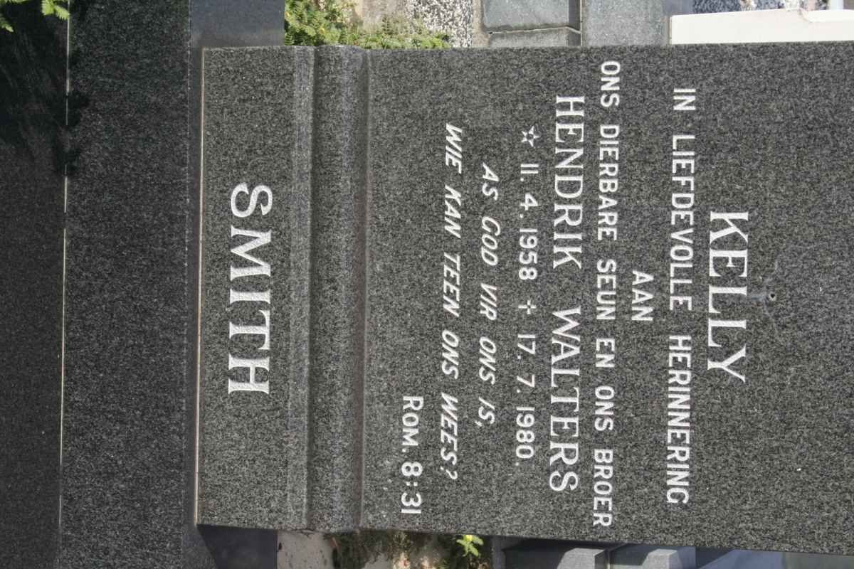 SMITH Hendrik Walters 1958-1980