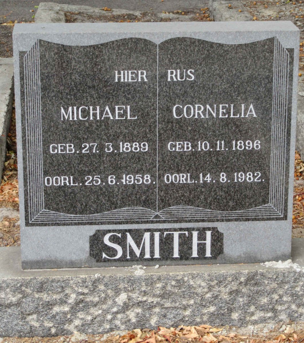 SMITH Michael 1889-1958 &amp; Cornelia 1896-1982