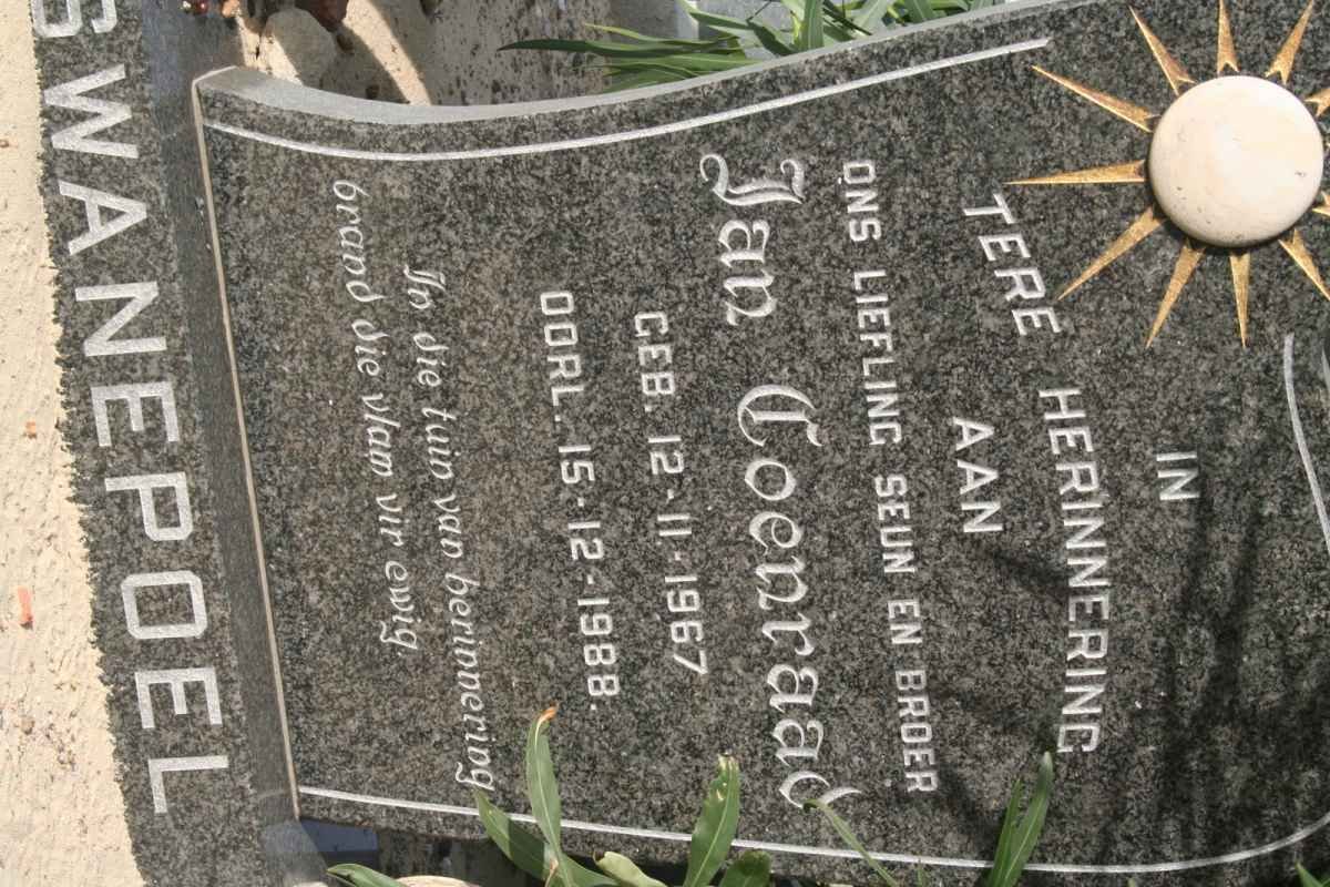 SWANEPOEL Jan Coenraad 1967-1988
