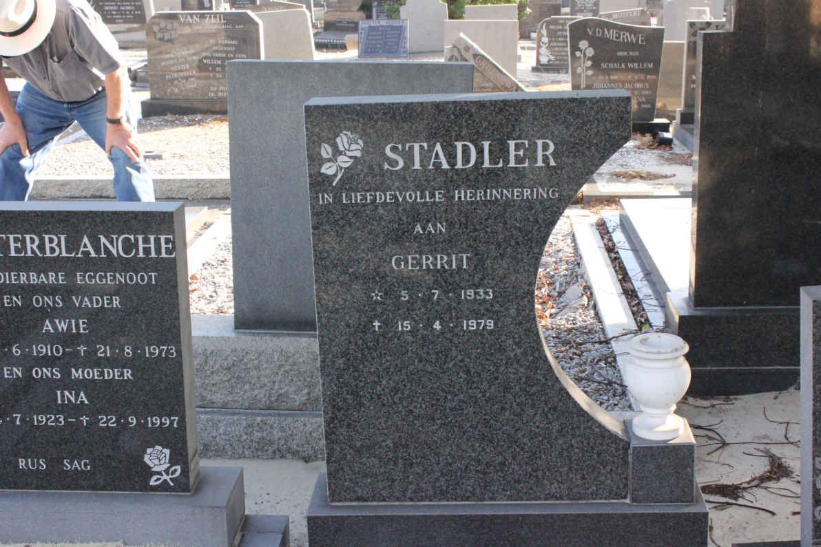 STADLER Gerrit 1933-1979