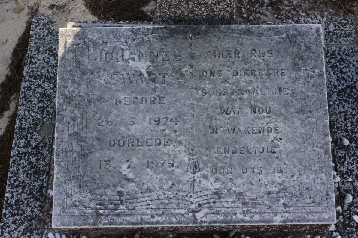 SWART Johannes 1974-1975