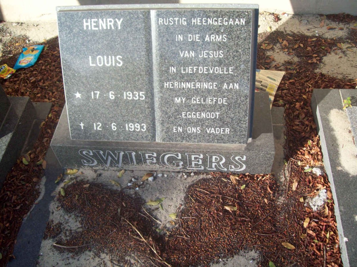 SWIEGERS Henry Louis 1935-1993