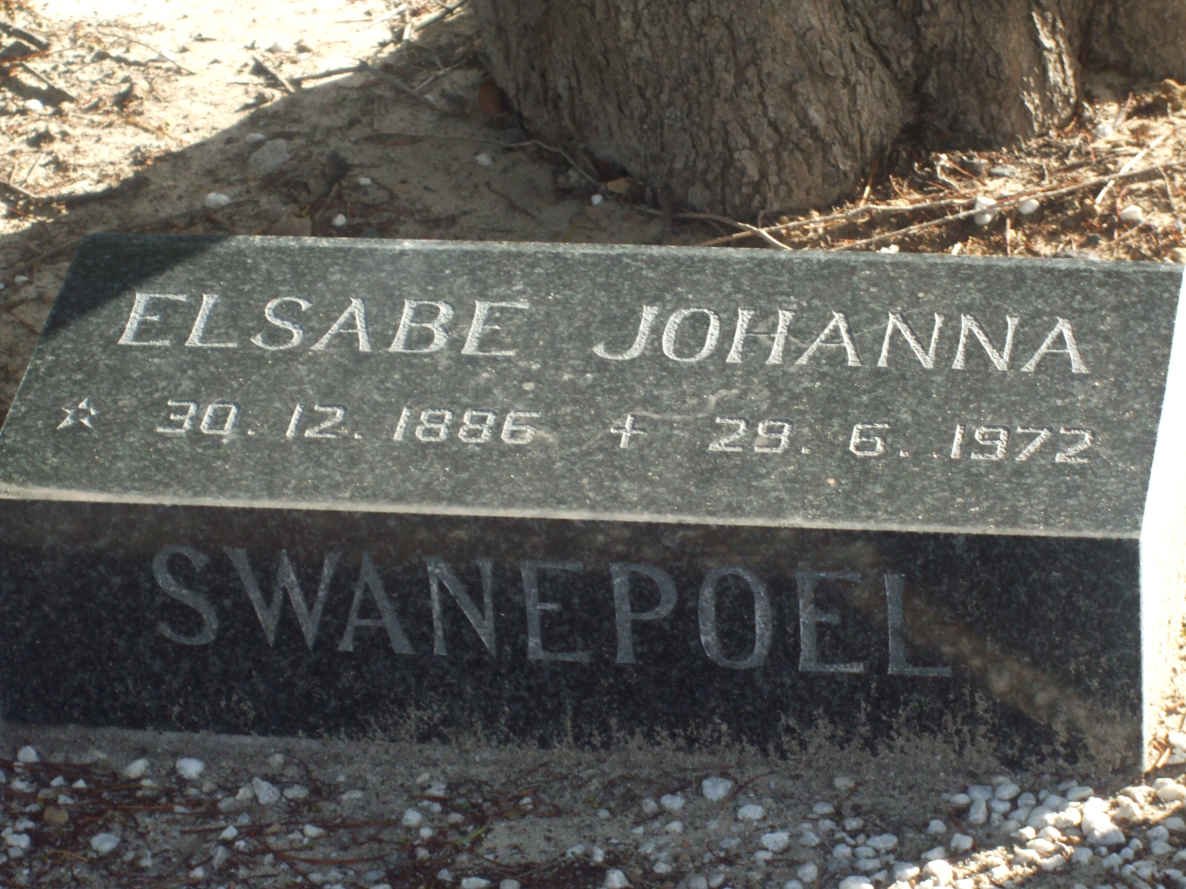 SWANEPOEL Elsabe Johanna 1886-1972