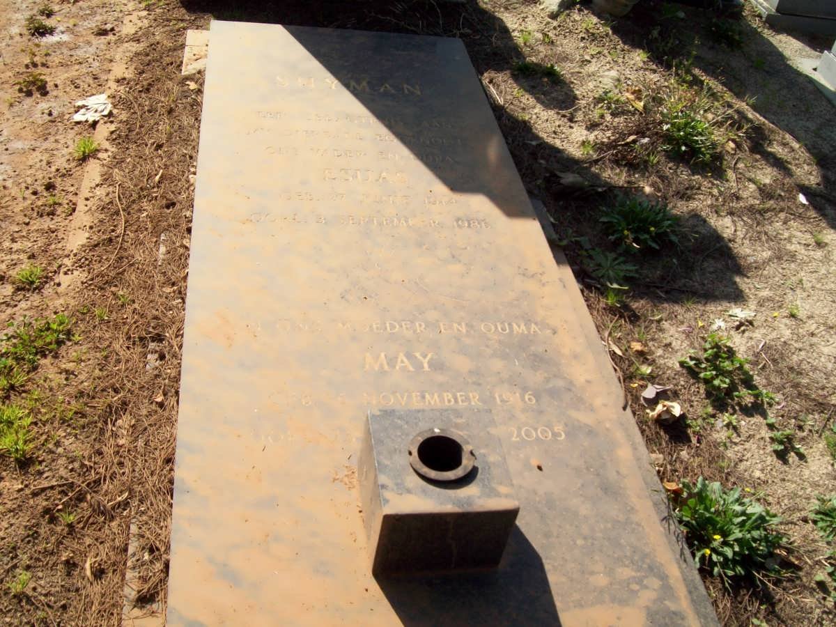 SNYMAN Esuas 1914-1986 &amp; May 1915-2005