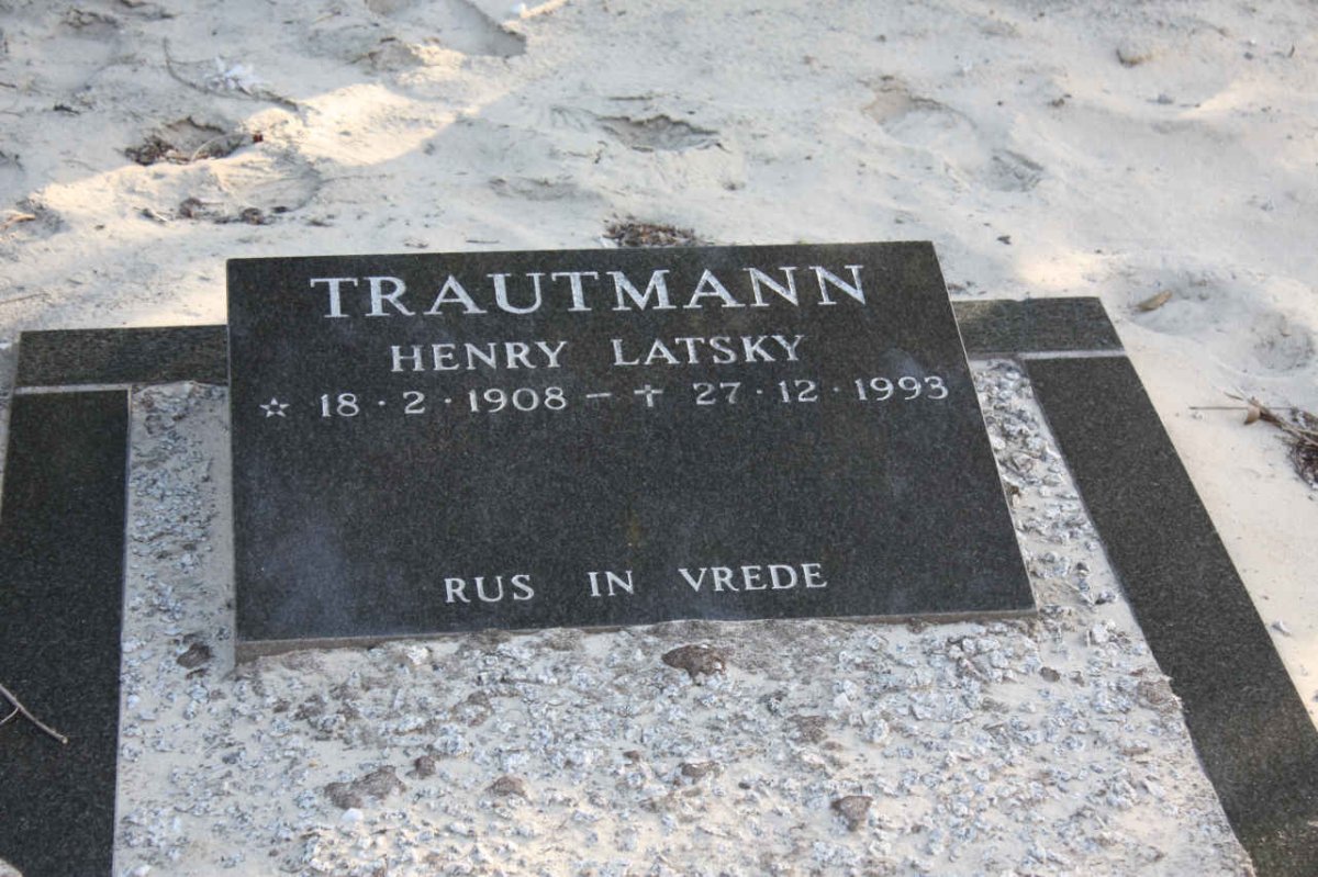 TRAUTMANN Henry Latsky 1908-1993