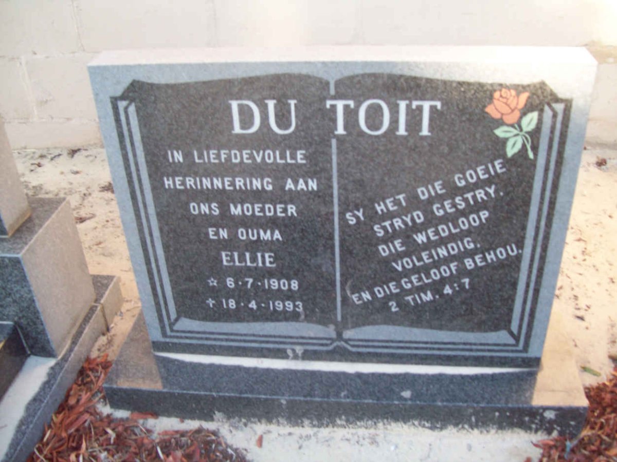 TOIT Ellie, du 1908-1993