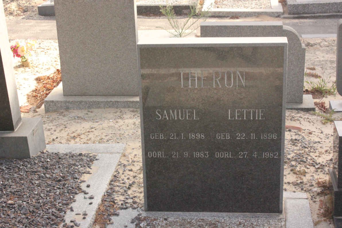 THERON Samuel 1898-1983 &amp; Lettie 1896-1982