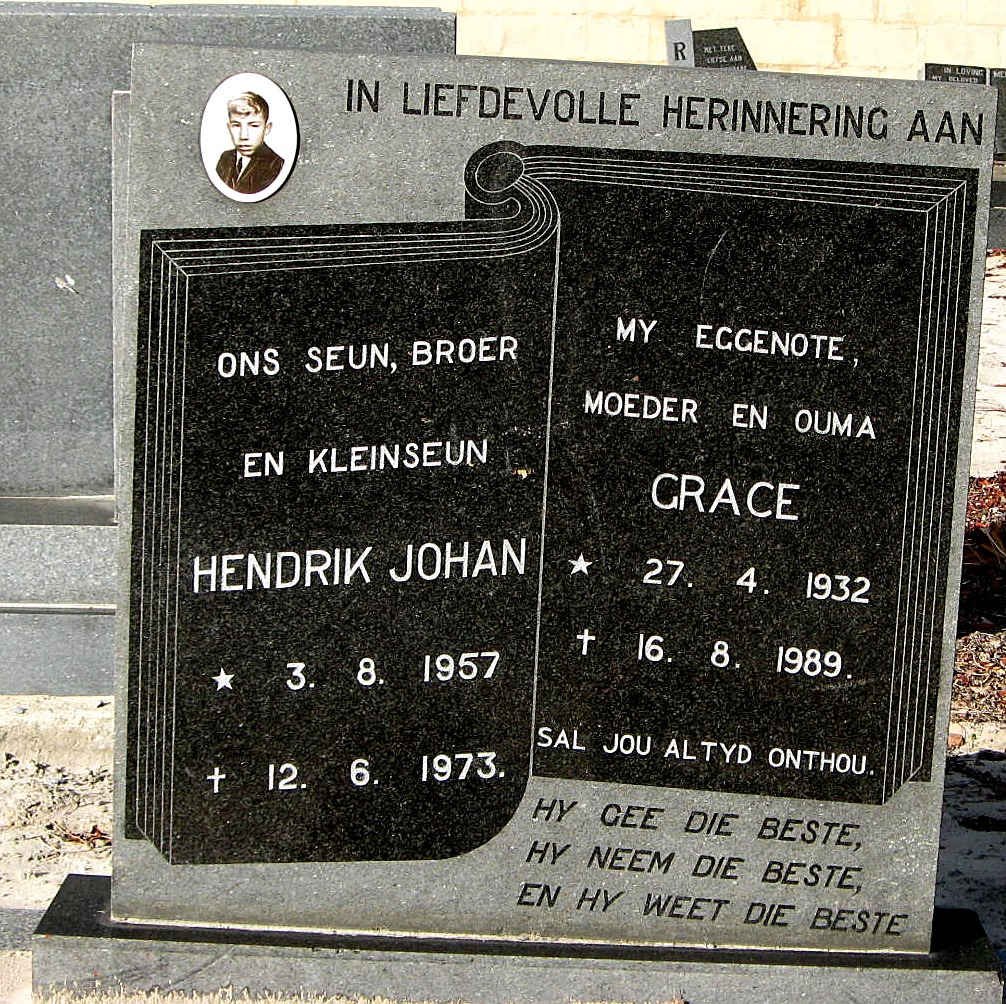 TALJAARD Grace 1932-1989 :: TALJAARD Hendrik Johan 1957-1973