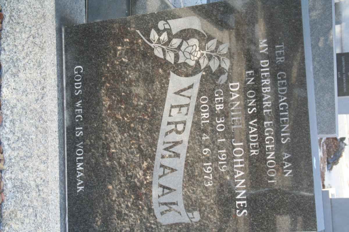 VERMAAK Daniel Johannes 1919-1973