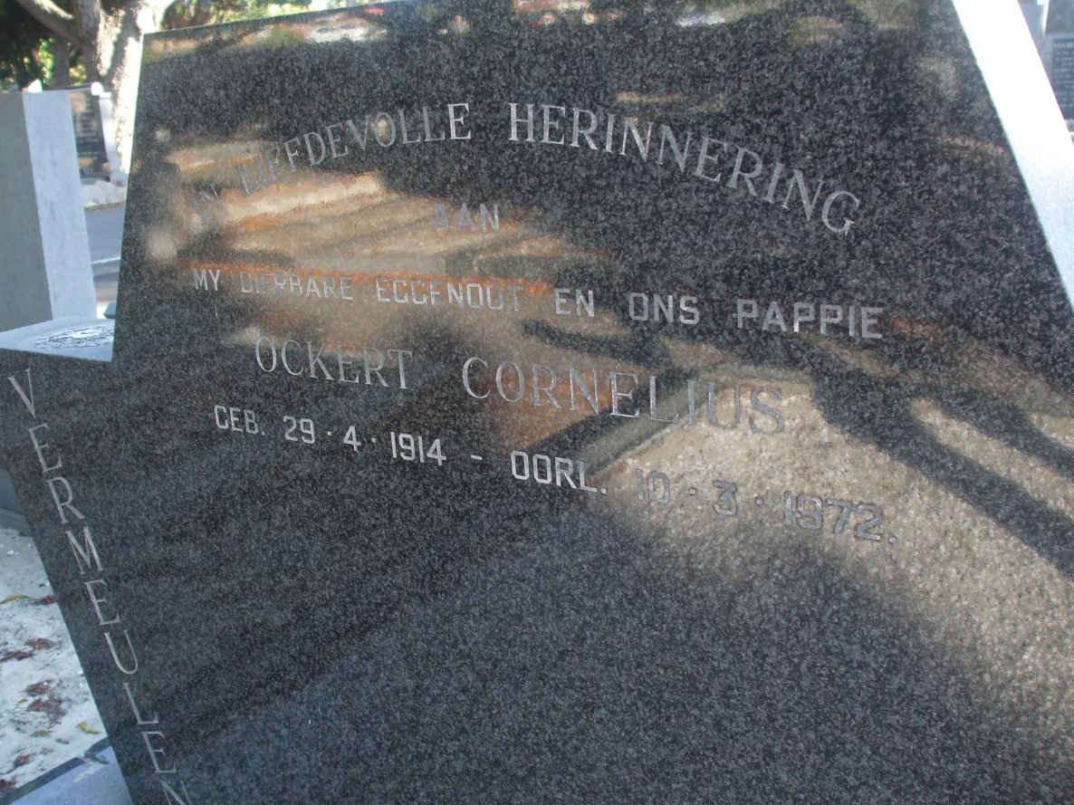 VERMEULEN Ockert Cornelius 1914-1972