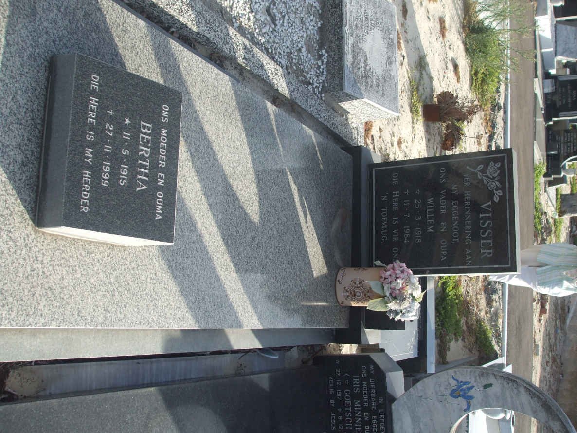 VISSER Willem 1918-1984 &amp; Bertha 1915-1999