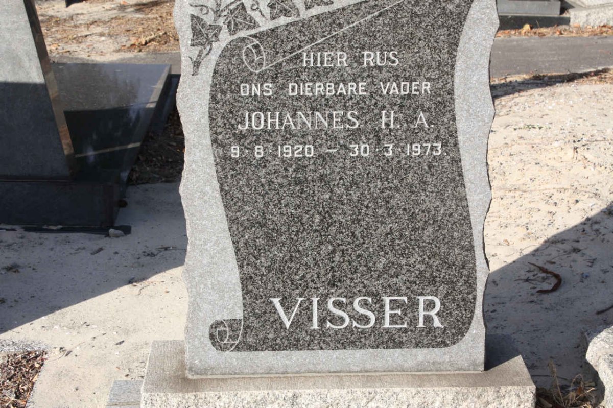 VISSER Johannes H.A. 1920-1973