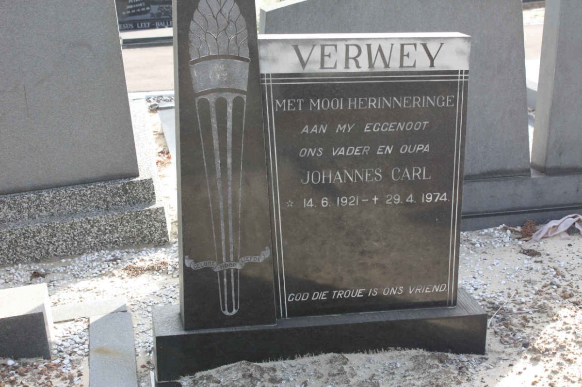 VERWEY Johannes Carl 1921-1974