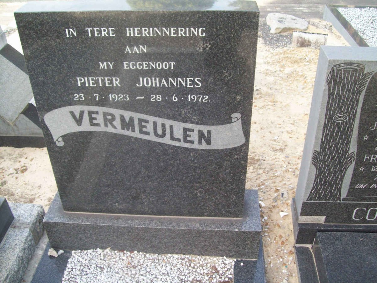 VERMEULEN Pieter Johannes 1923-1972