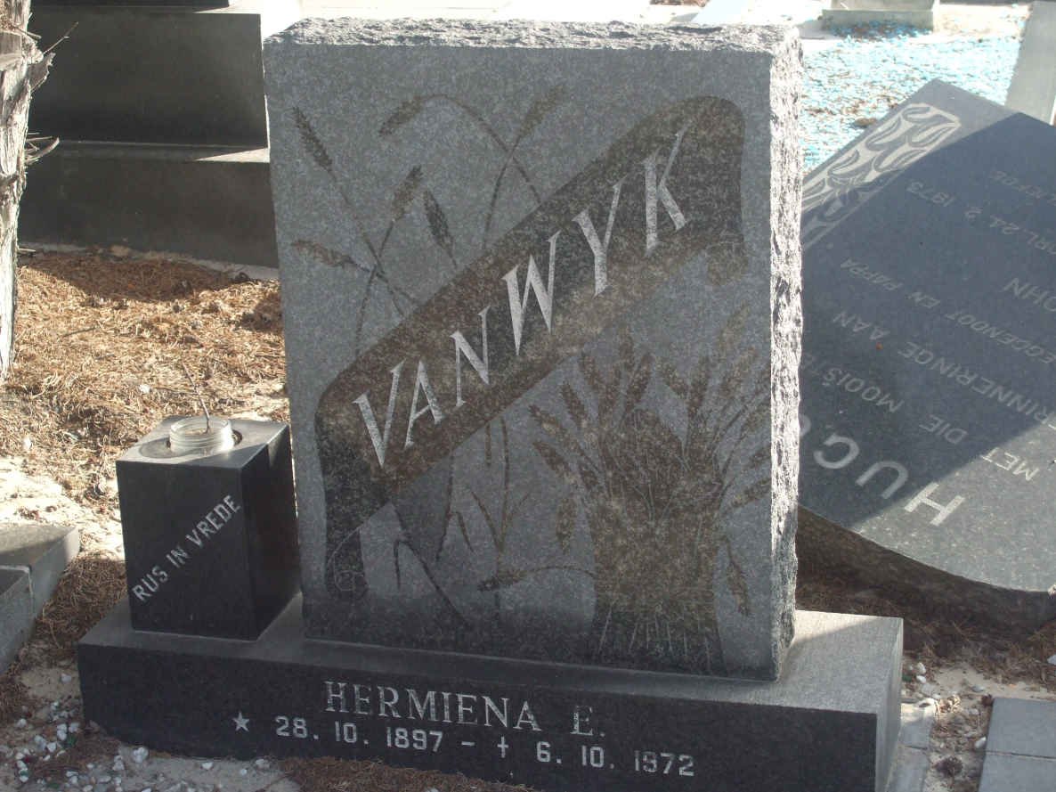 WYK Hermiena E., van 1897-1972