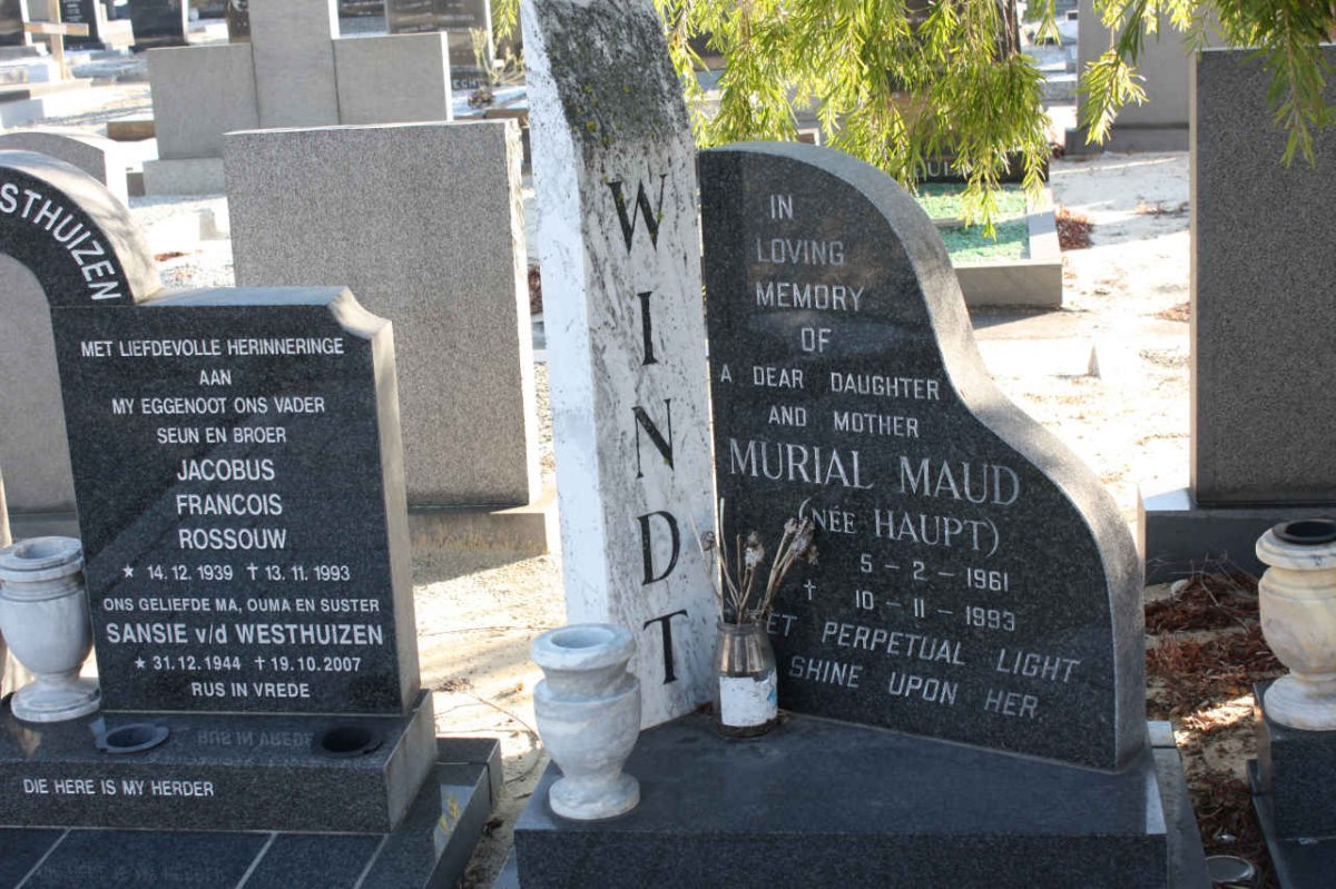 WINDT Muriel Maud HAUPT 1961-1993