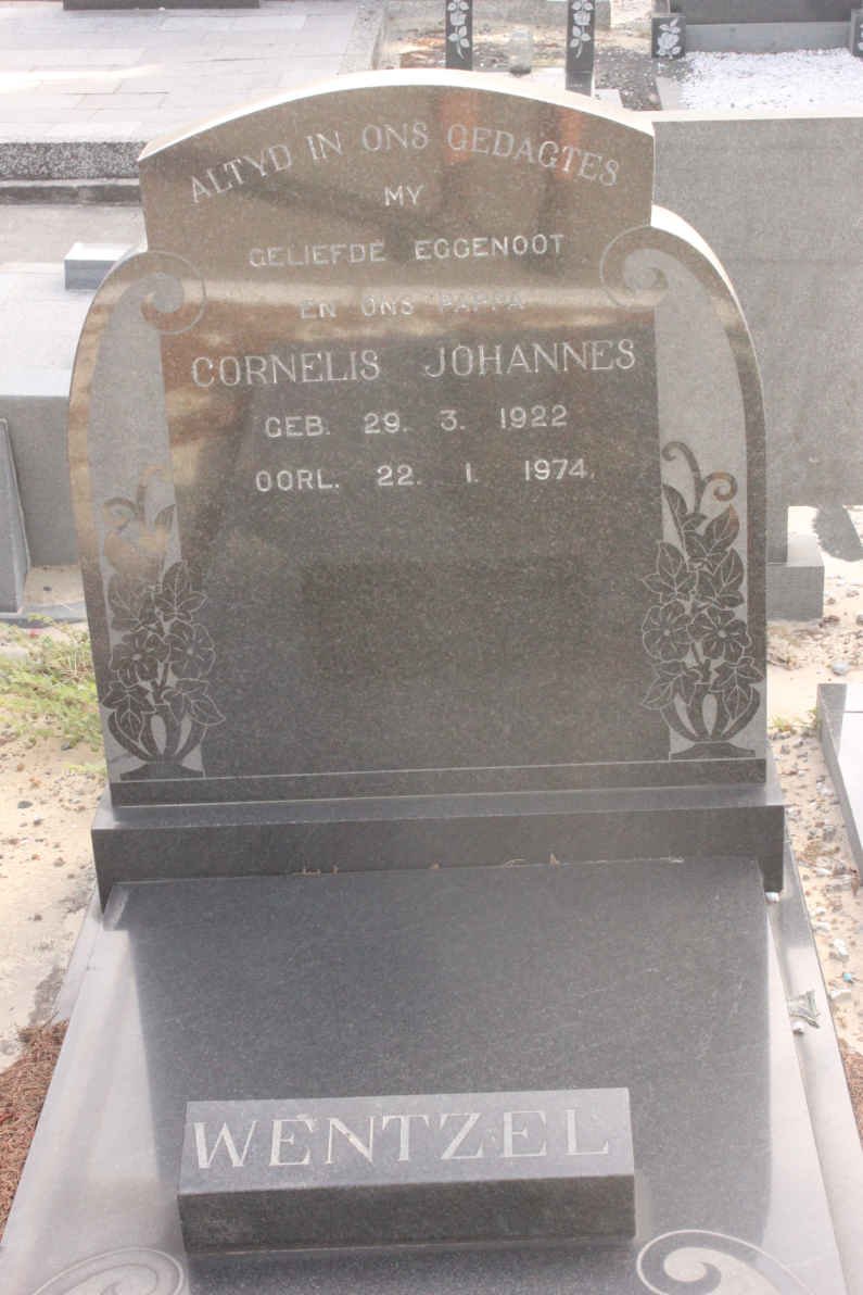 WENTZEL Cornelis Johannes 1922-1974