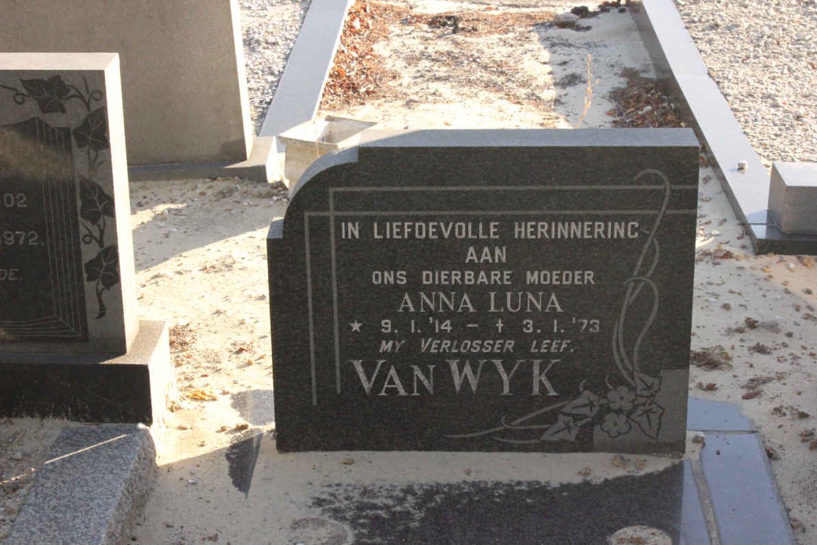 WYK Anna Luna, van 1914-1973