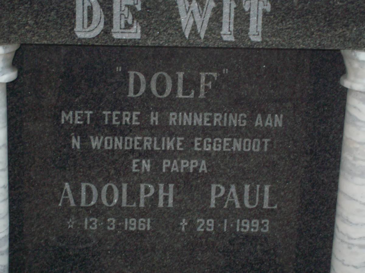 WIT Adolph Paul, de 1961-1993