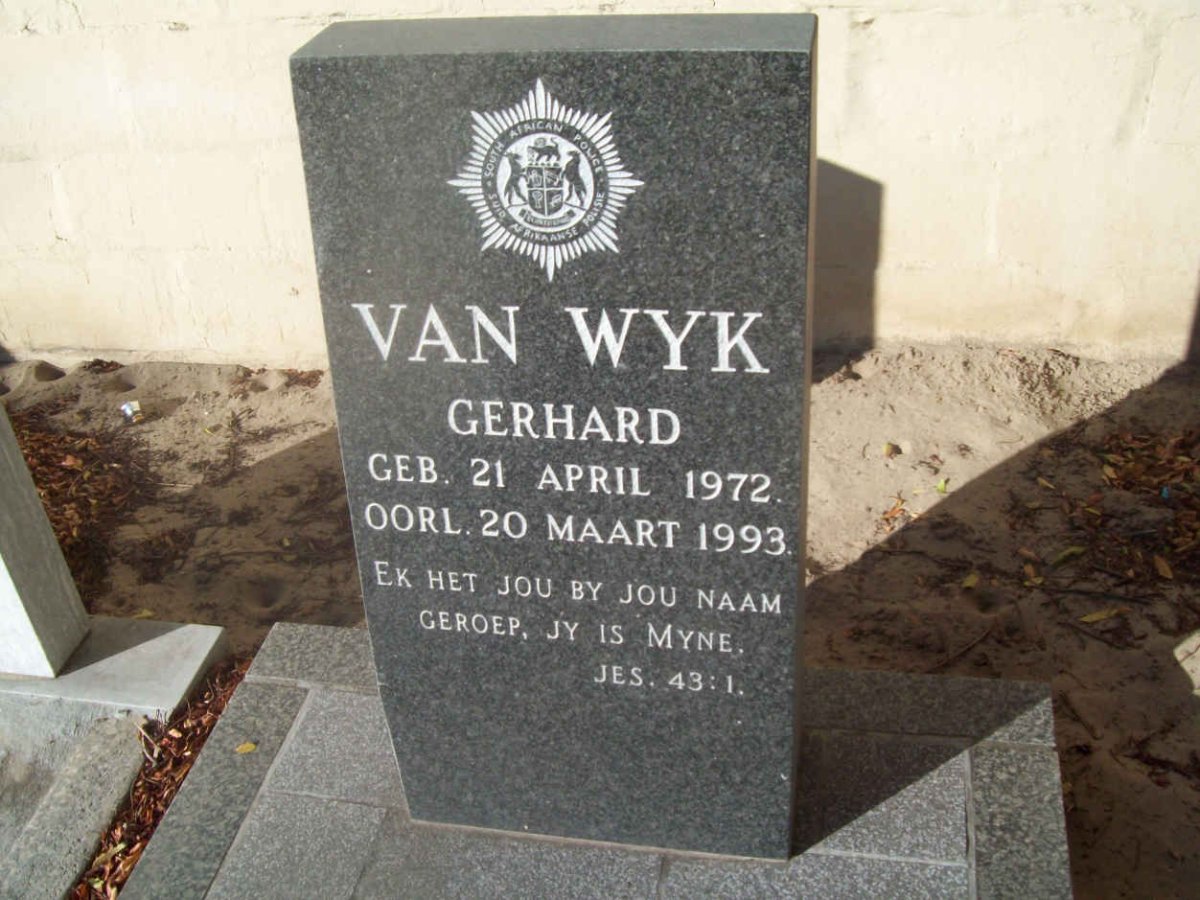 WYK Gerhard, van 1972-1993