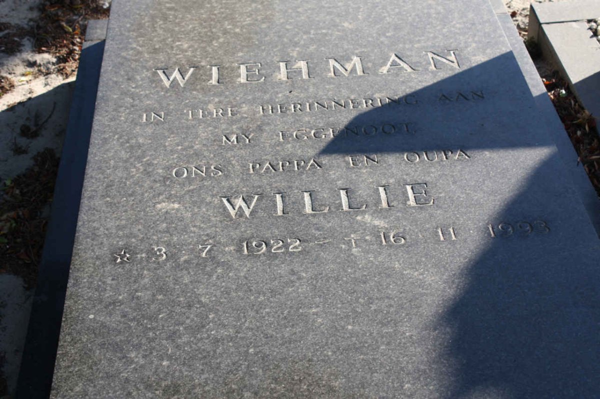 WIEHMAN Willie 1922-1993