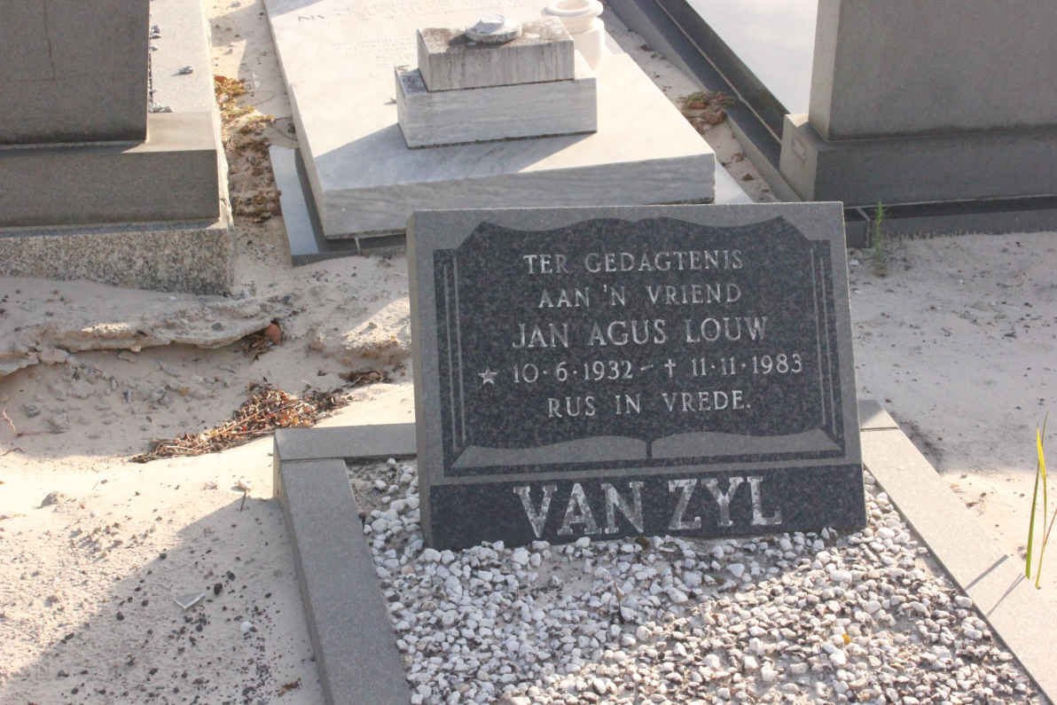 ZYL Jan Agus Louw, van 1932-1983