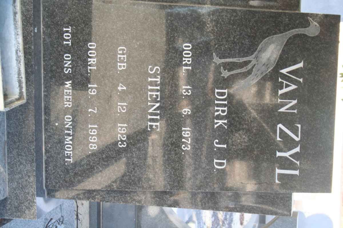 ZYL Dirk J.D., van -1973 &amp; Stienie 1923-1998