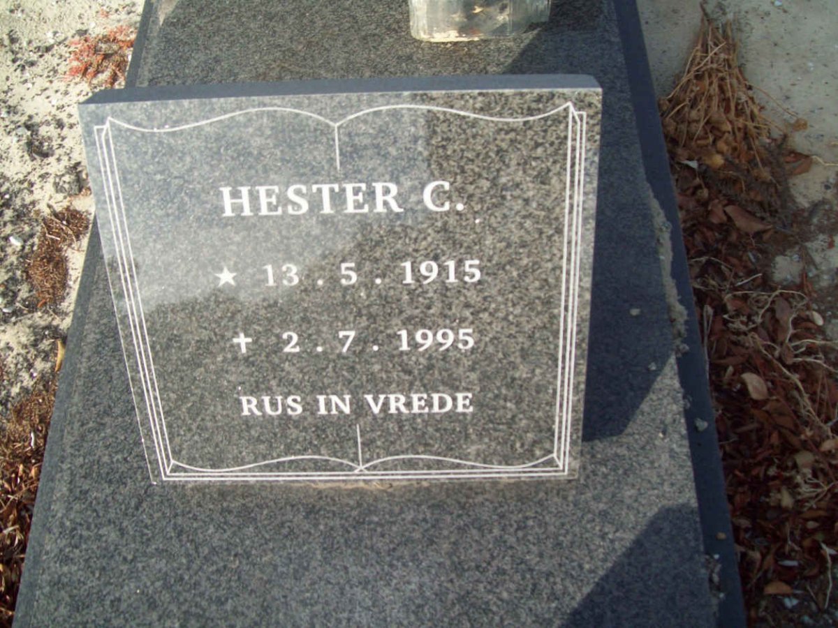 ? Hester C. 1915-1995