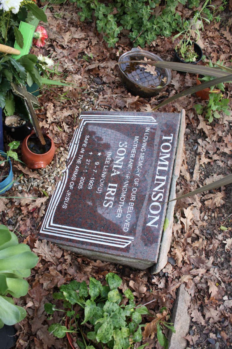 TOMLINSON Sonia Iris nee LENFORD 1929-2005