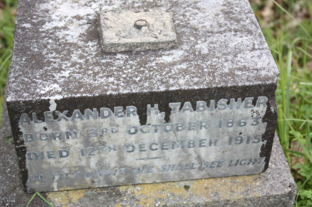 TABISHER Alexander H. 1863-1915