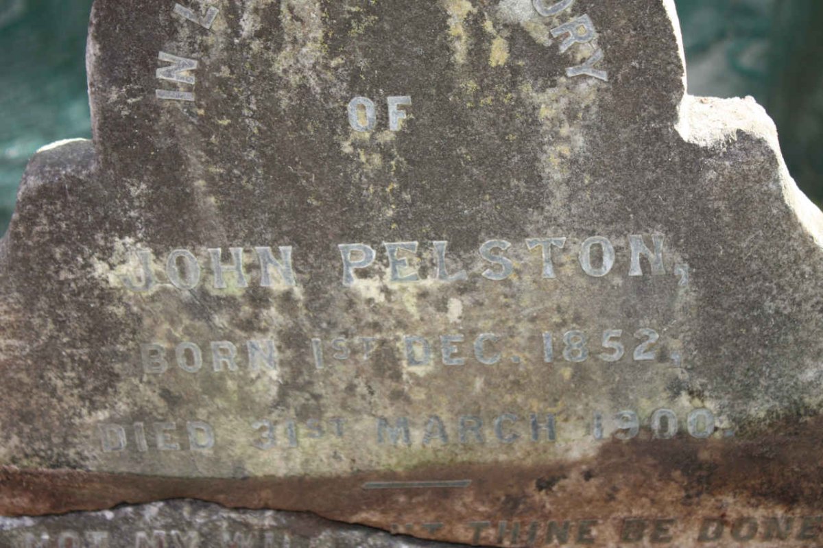 PELSTON John 1852-1900