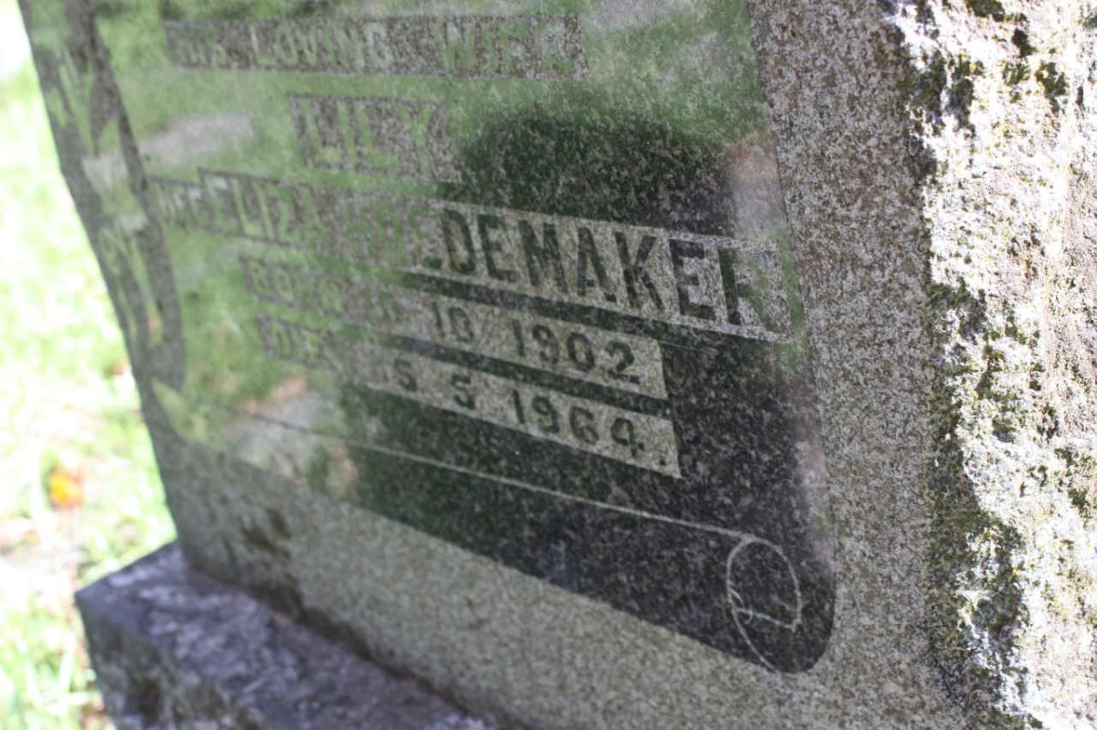 DANIELS Eliza nee HOEDEMAKER 1902-1964