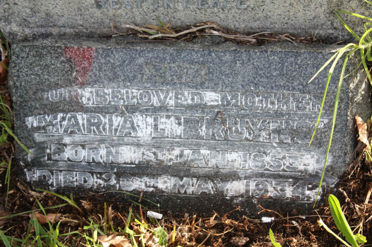 BRUYNS Maria L. 1853-1934