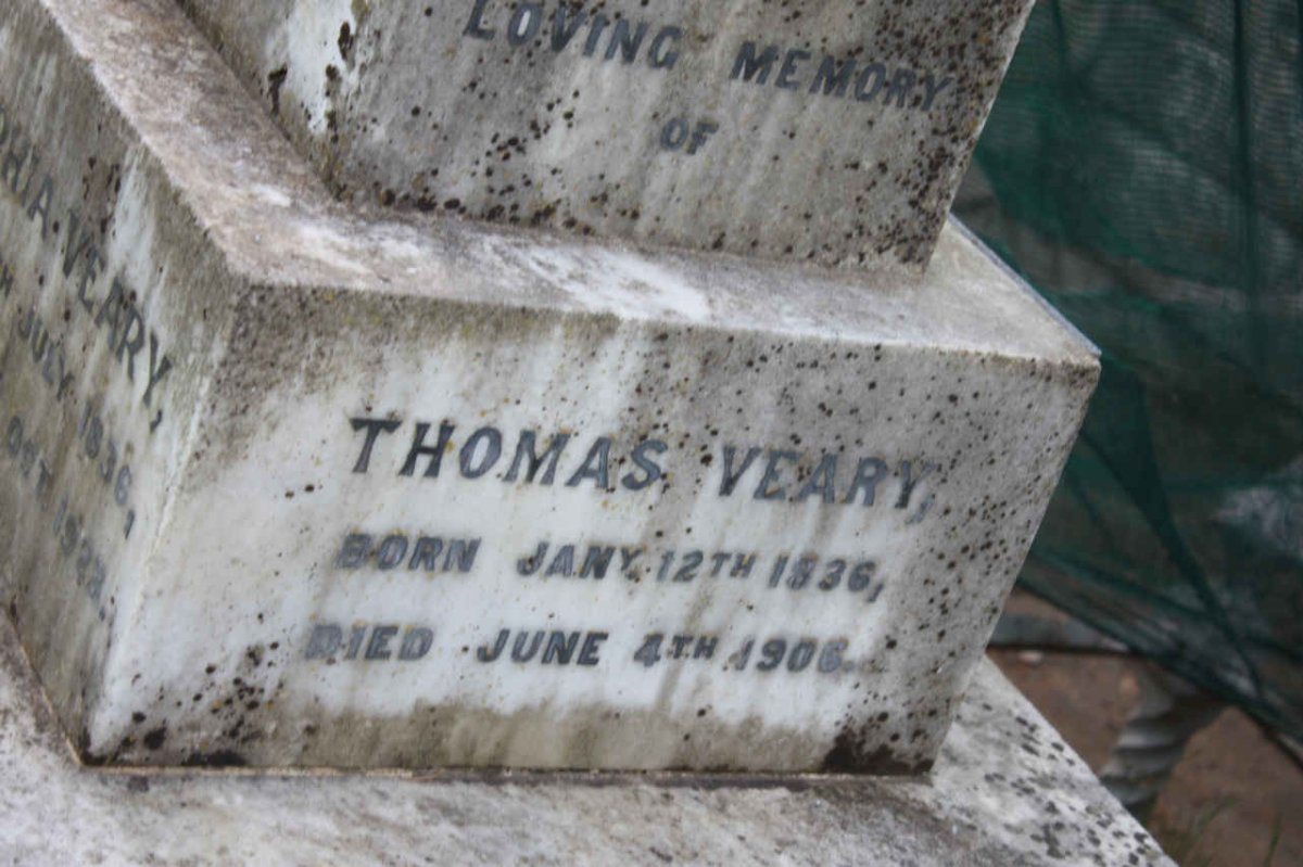 VEARY Thomas 1836-1906