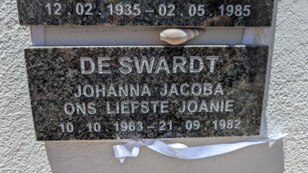 SWARDT Johanna Jacoba, de 1963-1982