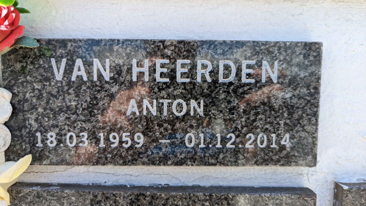 HEERDEN Anton, van 1959-2014