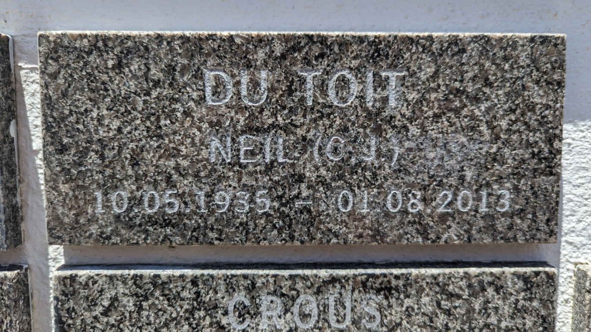 TOIT Neil C.J., du 1935-2013