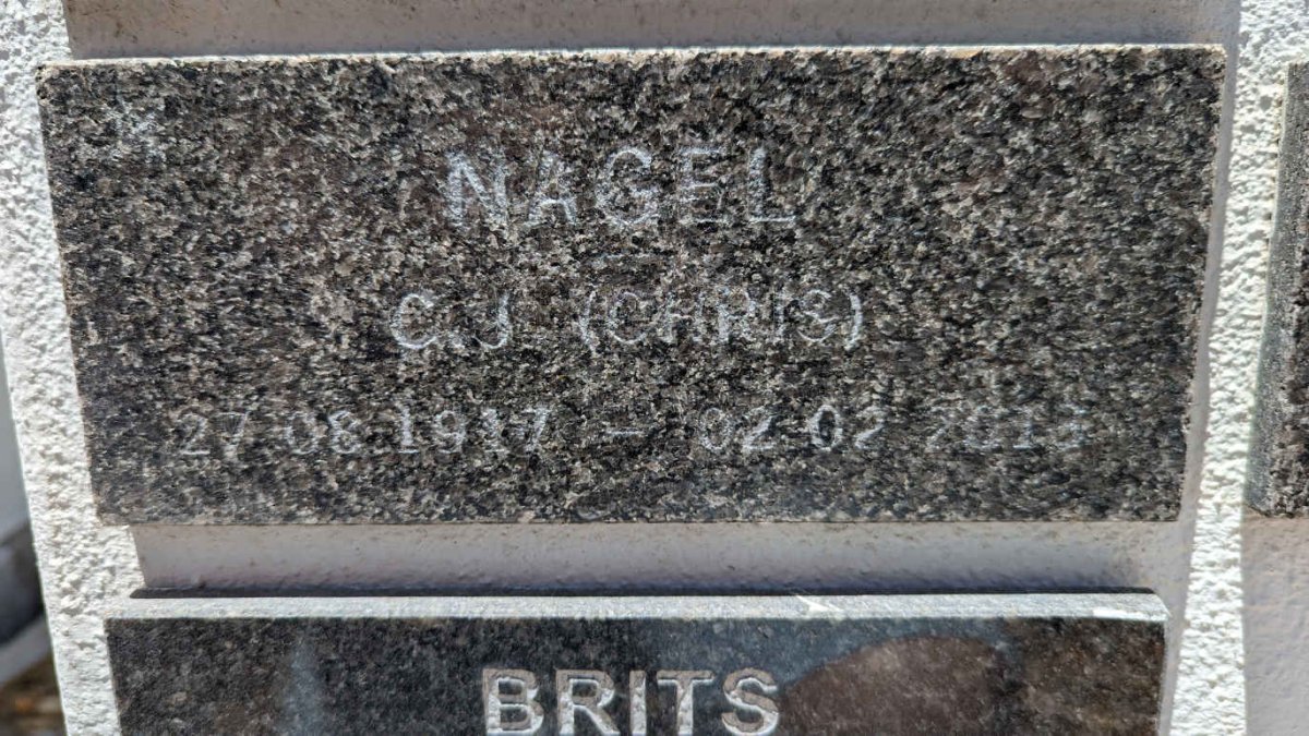 NAGEL C.J. 1917-2013
