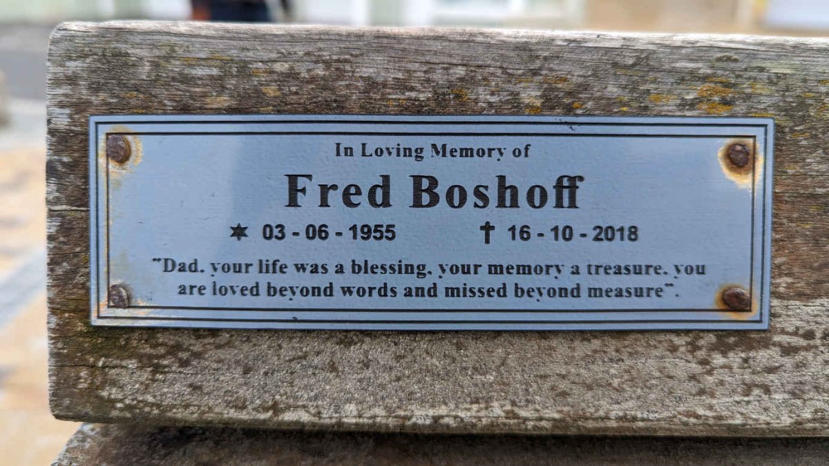 BOSHOFF Fred 1955-2018