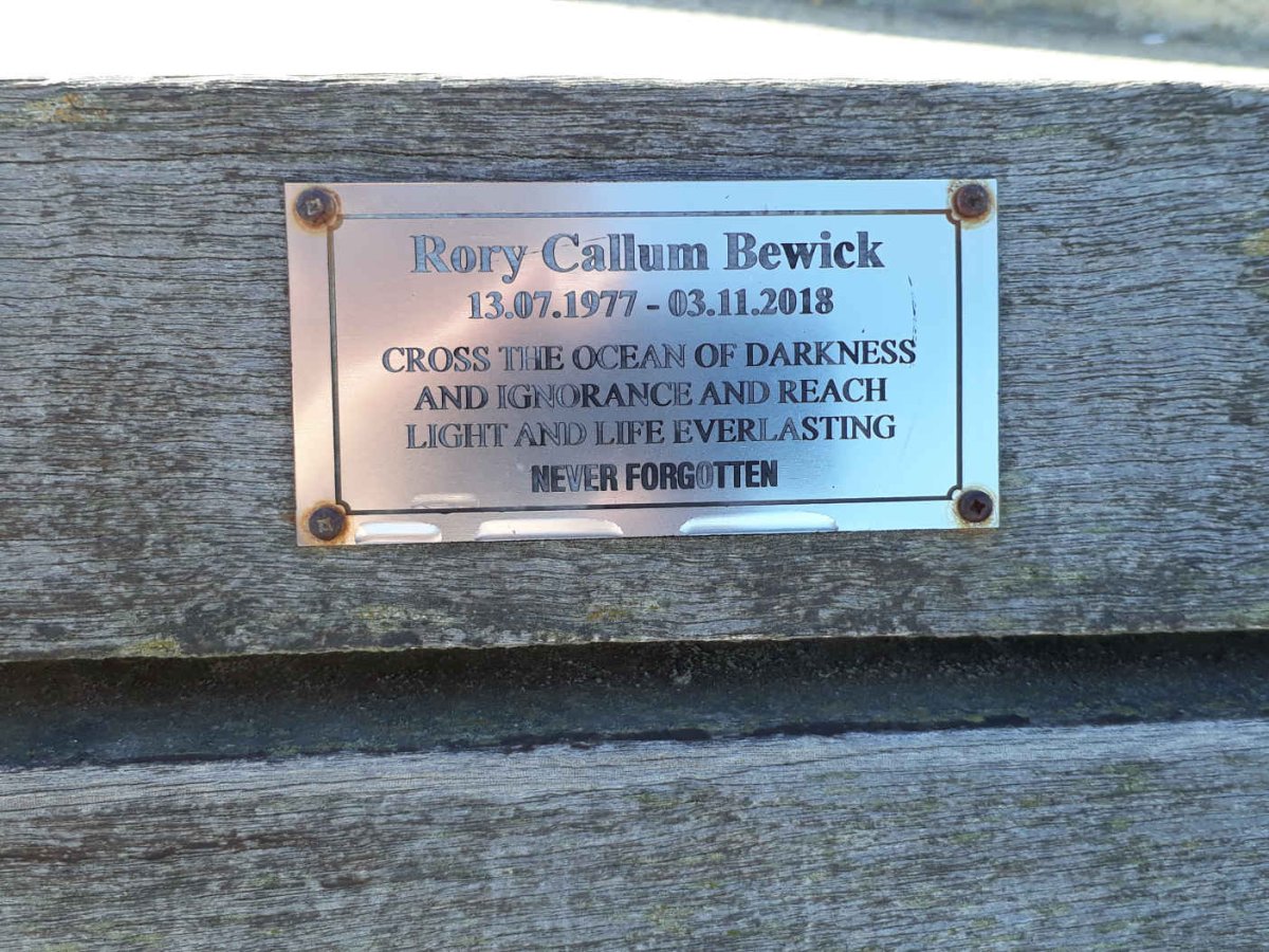 BEWICK Rory Callum 1977-2018