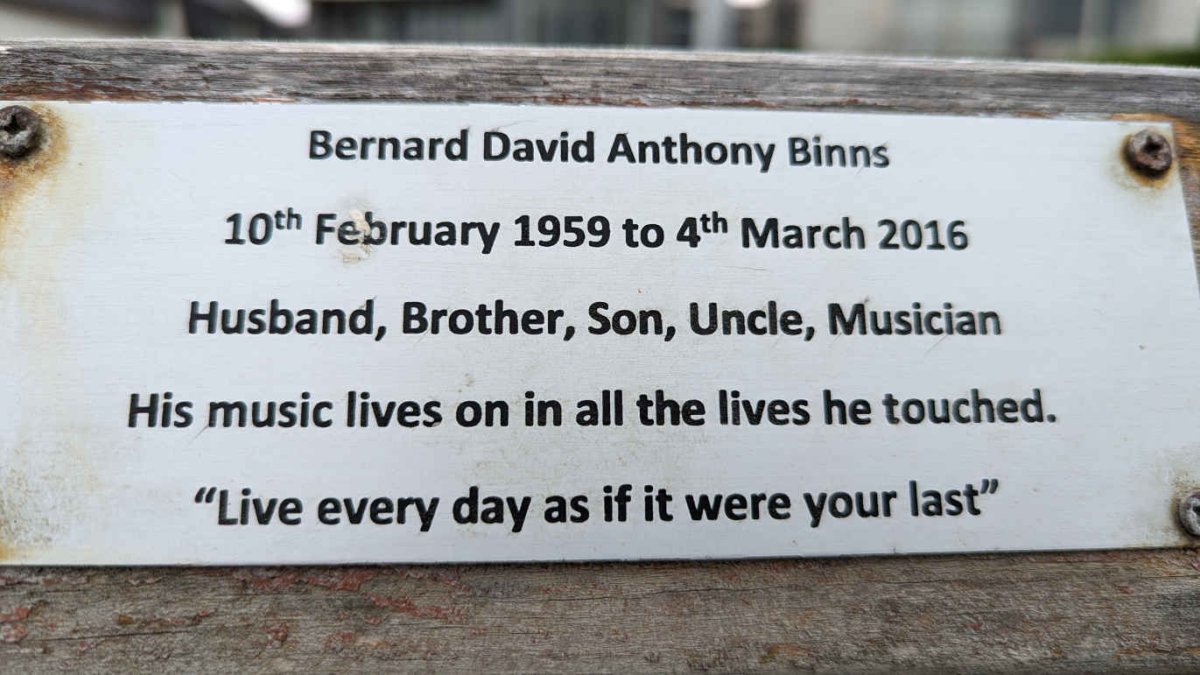 BINNS Bernard David Anthony 1959-2016